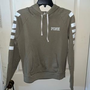 PINK olive hoodie